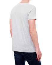 Plain Men's T-Shirt - V-Neck (Grey)
