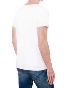 Heaven & Earth - Men's V-Neck T-Shirt (White).