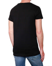 Hollywood - Round Neck Men's T-Shirt (Black)