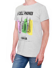 The Cell Phones - Round Neck Print Men's T-Shirt (Grey Heather)
