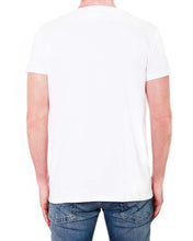 NY UFO Print (Pink)- Men's T-Shirt - Round Neck (White)