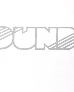 Sounds Print - Men's T-Shirt - Round Collar (White)