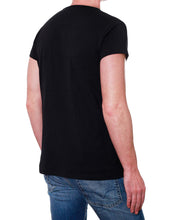 Chuck Berry Kaleidoscope - Men's Round Collar T-Shirt (Black)