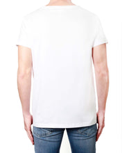 Positive Negative - Men's Round Neck T-Shirt - (White)